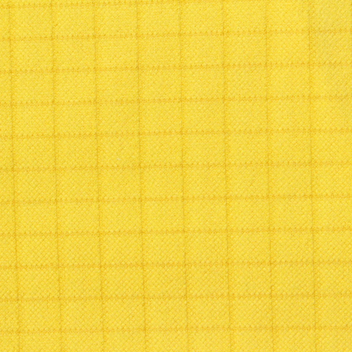 Yellow Tone-on-Tone Grid Jacquard, Polyester