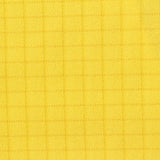 Yellow Tone-on-Tone Grid Jacquard, Polyester