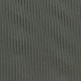 Polyester Stretch Rib Knit Fabric, 190 gsm, 165 cm — Grey