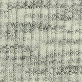 Dark Grey Marl Rib Knit, Poly-Viscose — texture