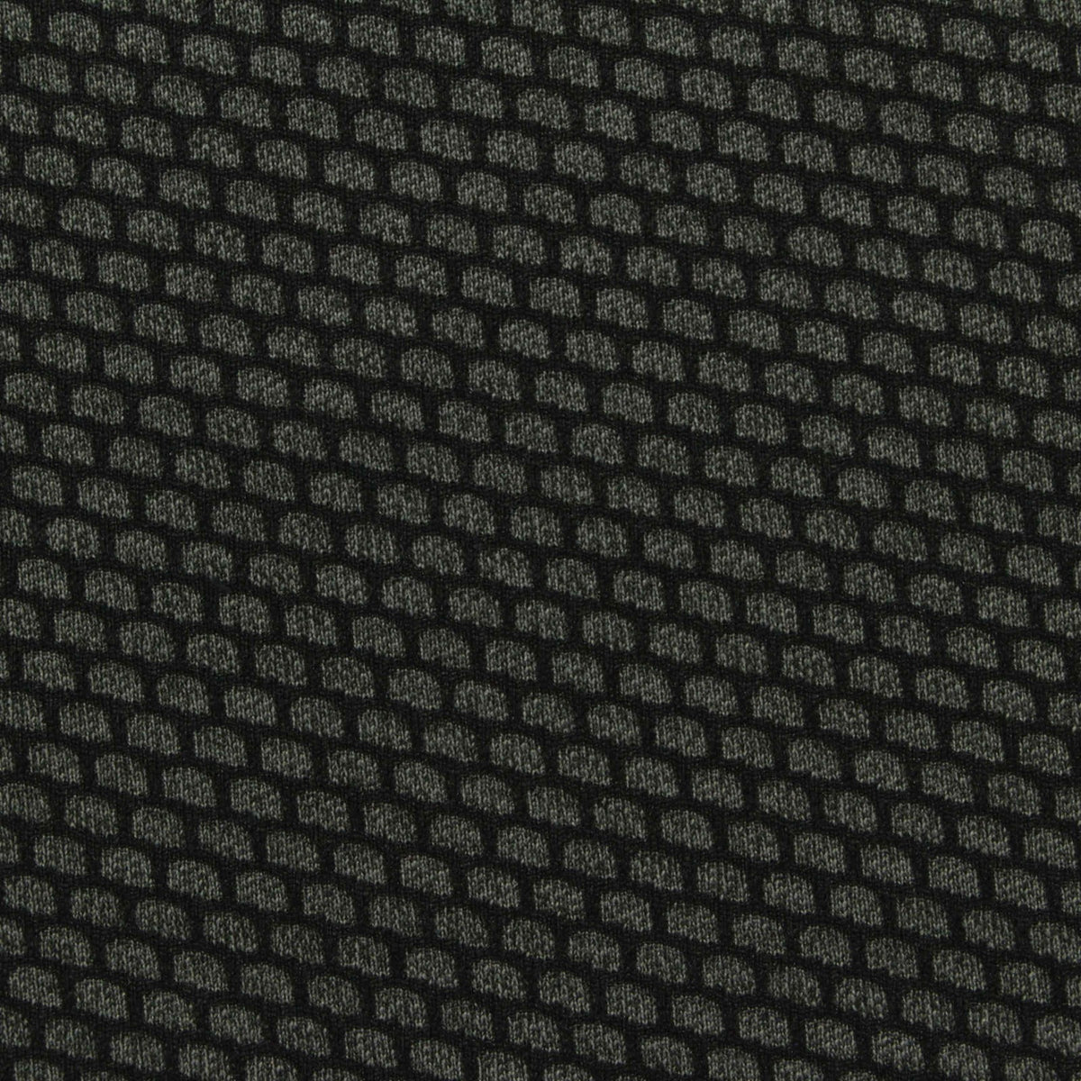 Dark Grey Textured-Honeycomb Jacquard, Polyester
