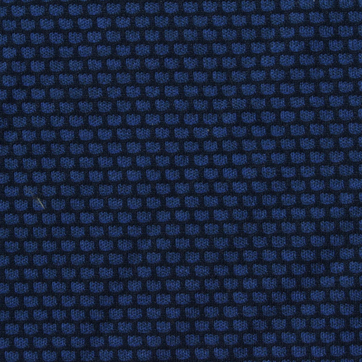 Dark Blue Squares Jacquard, Polyester