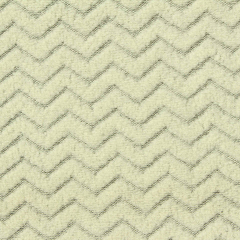 Cream Tone-on-Tone Chevron Jacquard, Polyester, 190 gsm