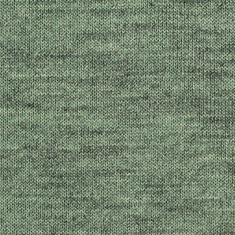 Heathered Green Marl Scuba Knit, Poly-Viscose