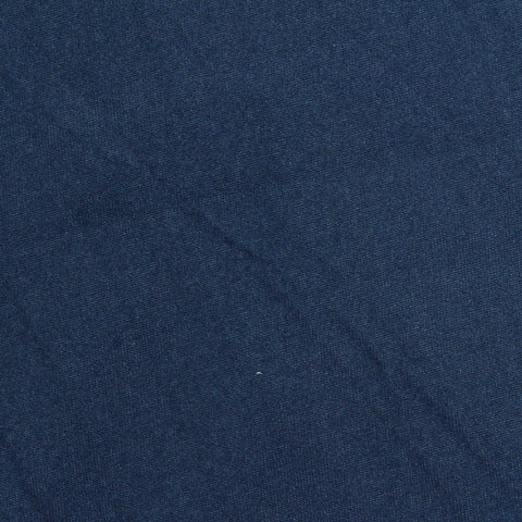 Polyester Stretch Milk Silk Knit Fabric, 230 gsm, 150 cm — Navy