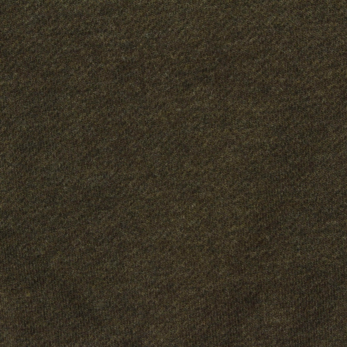 Dark Olive Marl French Terry, Poly-Cotton, 280 gsm