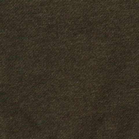 Dark Olive Marl French Terry, Poly-Cotton, 280 gsm