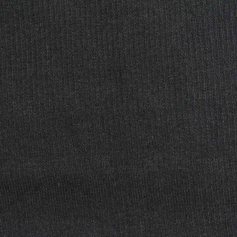 Polyester Cotton Stretch Rib Knit Fabric, 510 gsm, 120 cm — Grey