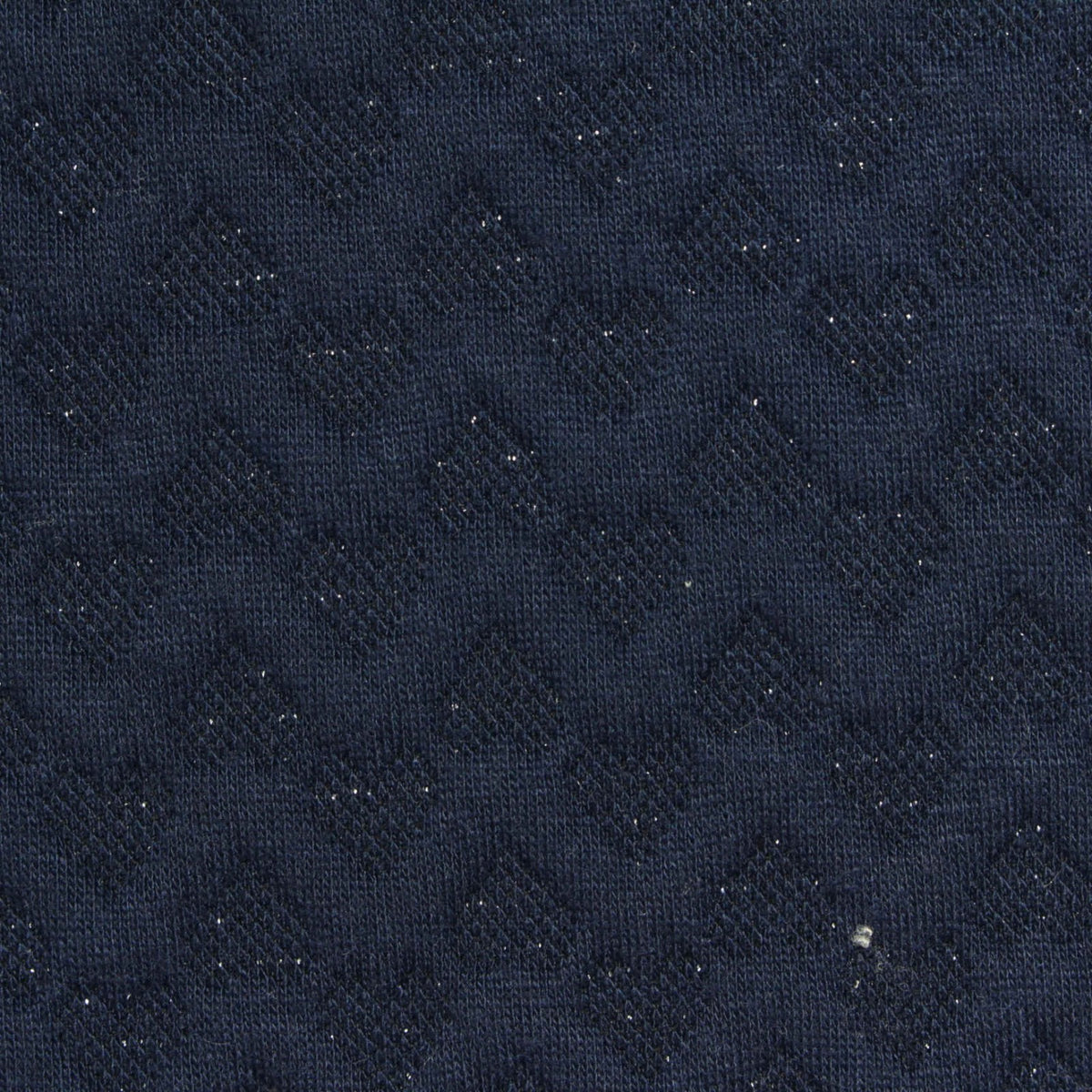Navy Tone-on-Tone Diamond Jacquard, Polyester, 305 gsm