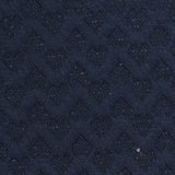 Navy Tone-on-Tone Diamond Jacquard, Polyester