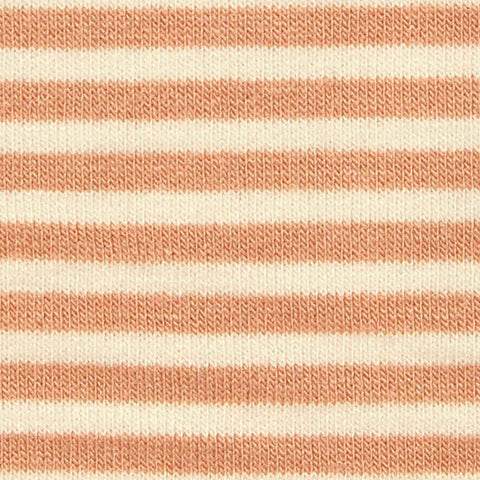 Cream Horizontal-Stripe French Terry, Poly-Viscose, 250 gsm