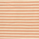 Cream Horizontal-Stripe French Terry, Poly-Viscose
