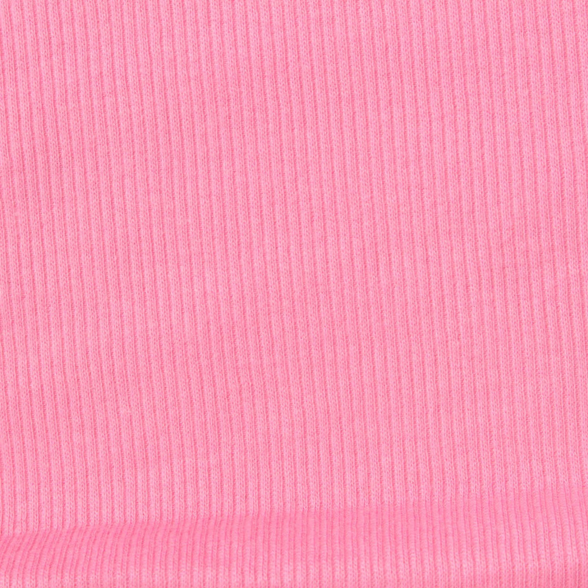 Cotton Stretch Rib Knit Fabric, 150 gsm — Pink
