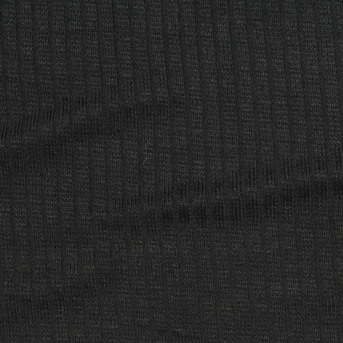 Viscose Stretch Rib Knit Fabric, 200 gsm — Black