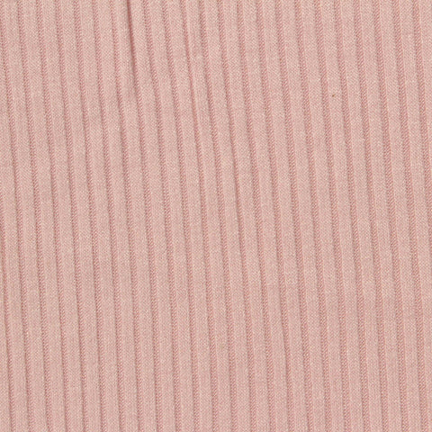 Viscose Stretch Rib Knit Fabric, 180 gsm — Pink