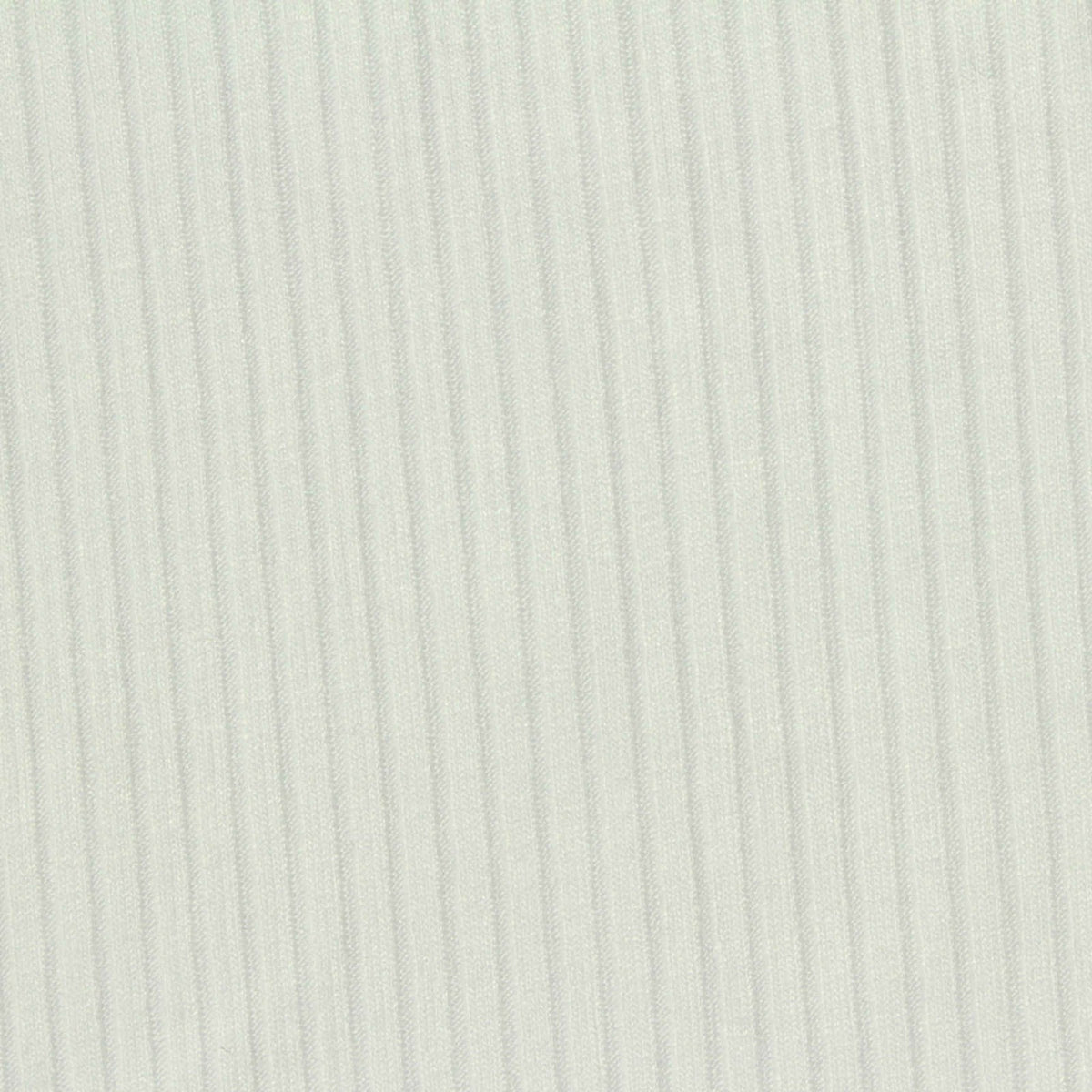 Viscose Stretch Rib Knit Fabric, 220 gsm — White