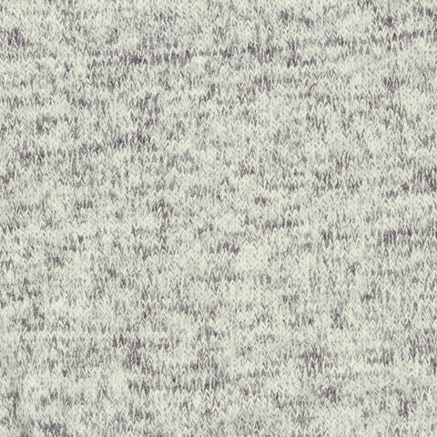 Dark Grey Marl Chunky Knit, Viscose-Poly, 170 gsm
