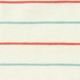 Red Horizontal-Stripe Knit, Poly-Viscose