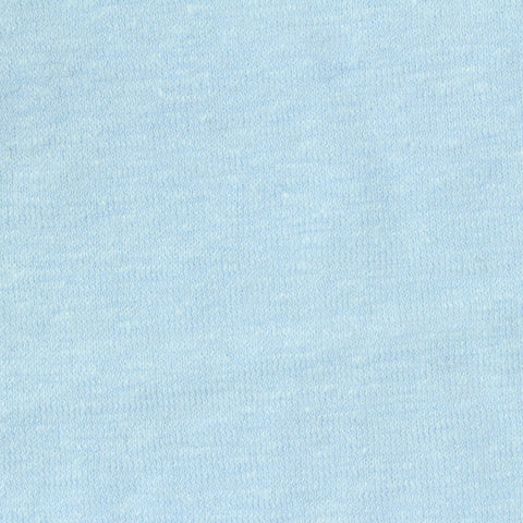 Light Blue Heathered-Marl Jersey Knit, Linen-Poly