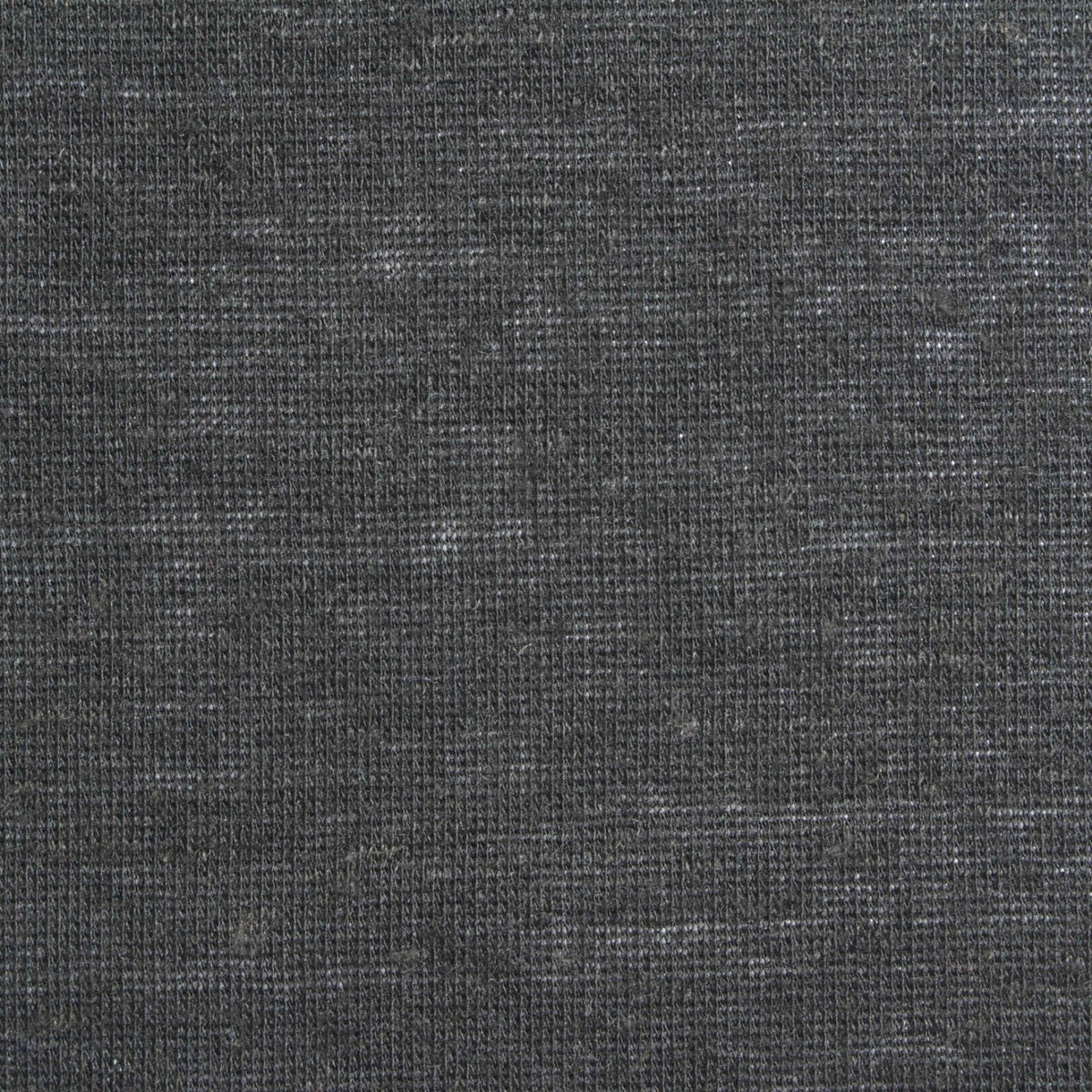Dark Grey Marl Jersey Knit, Poly-Linen, 160 gsm