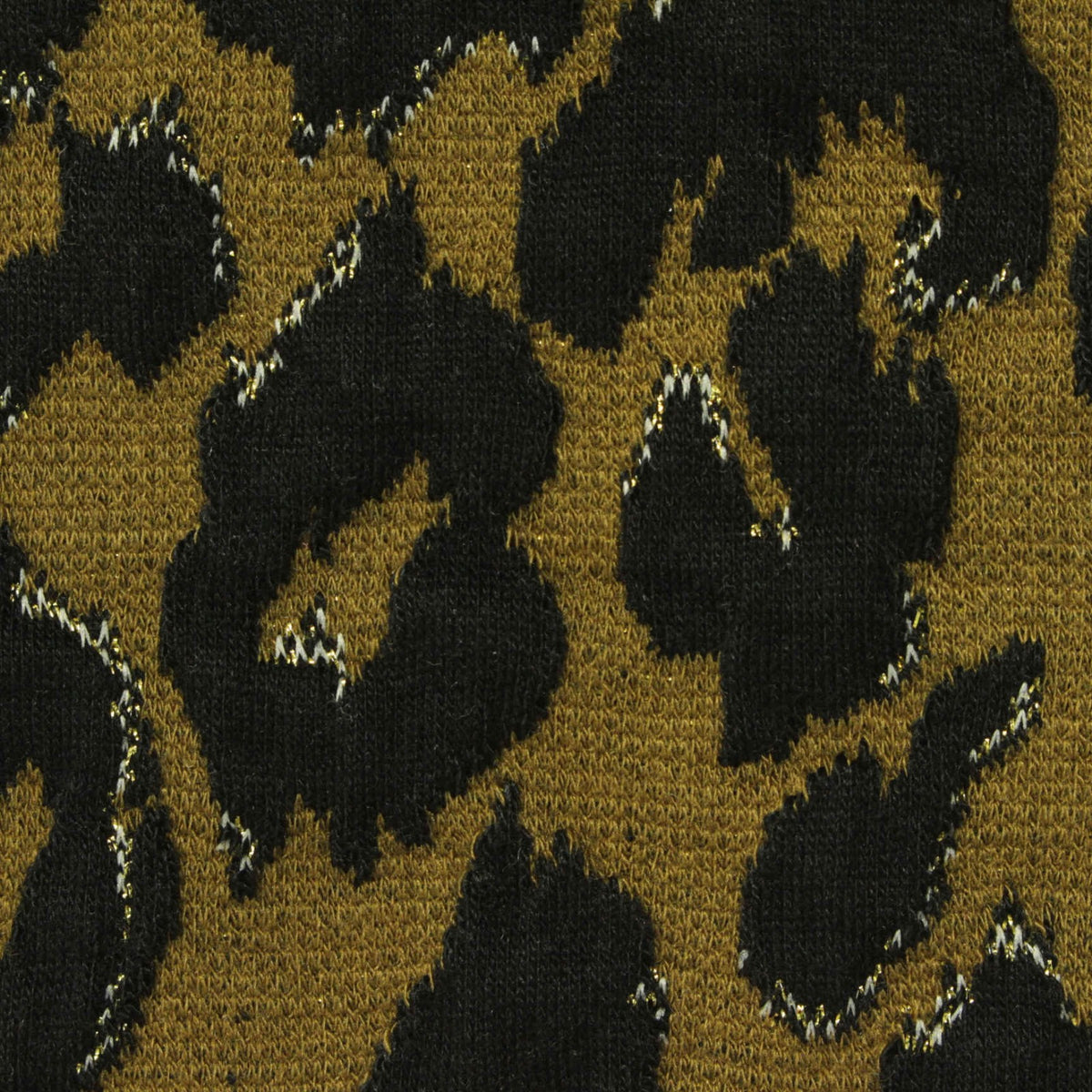 Black Leopard Jacquard, 320 gsm