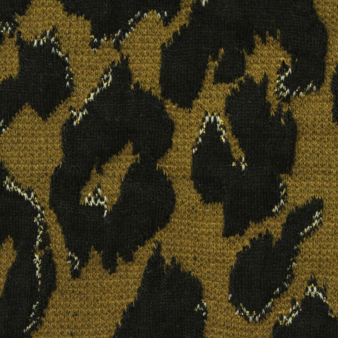 Black Leopard Jacquard, 320 gsm