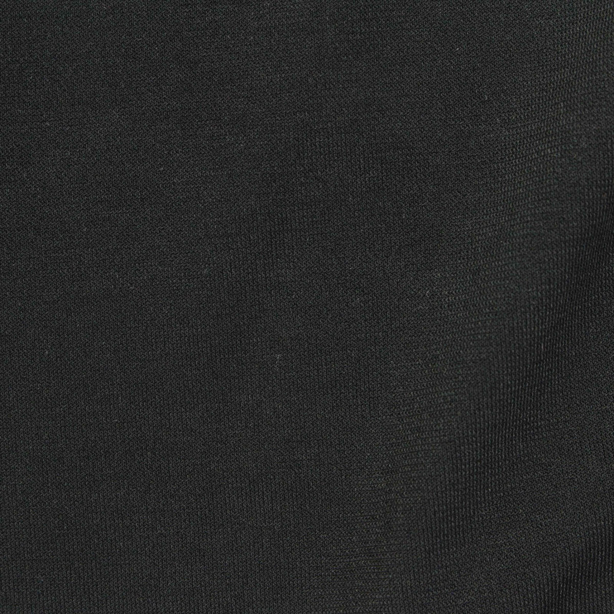 Polyester Stretch ITY Knit Fabric, 230 gsm — Black