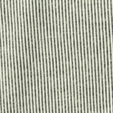 Black Vertical-Stripe Jacquard, Viscose-Poly