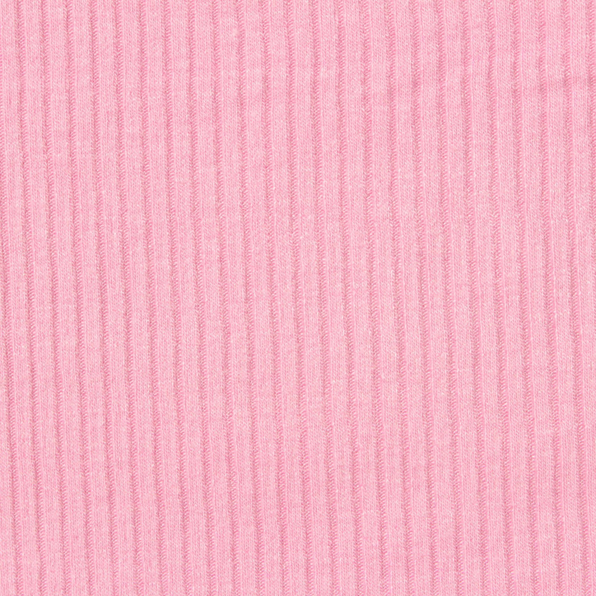 Polyester Viscose Stretch Rib Knit Fabric, 260 gsm — Pink