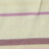 Off-White Horizontal-Stripe Jersey Knit, Viscose — texture