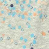 Blue Dots Jersey Knit, Polyester