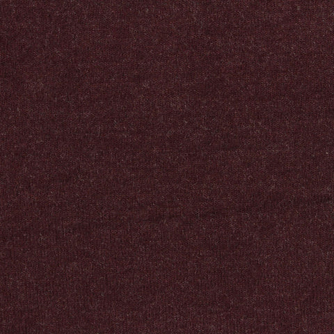Brown Marl Rib Knit, Cotton-Poly