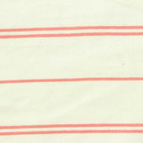 Coral Stripes Jersey Knit, Cotton
