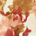 Pink Abstract-Floral Rib Knit, Cotton-Poly