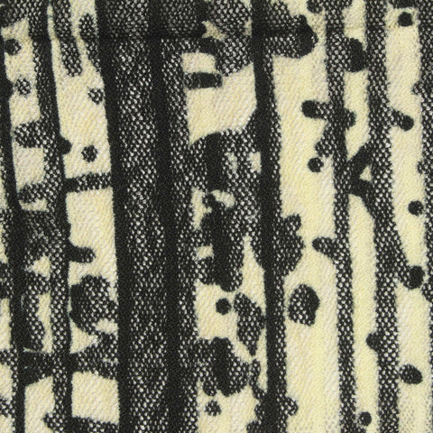 Black Abstract Mesh, Polyester, 160 gsm, ref EF-253955