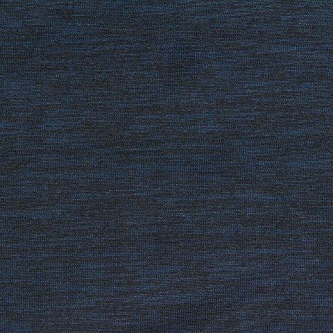 Dark Blue Marl Jersey Knit, Polyester, 180 gsm