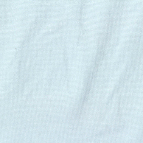 Brushed Polyester Stretch Jersey Knit Fabric, 160 gsm — Blue
