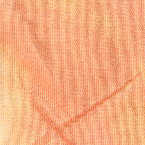 Orange Abstract Jersey Knit, Cotton-Viscose