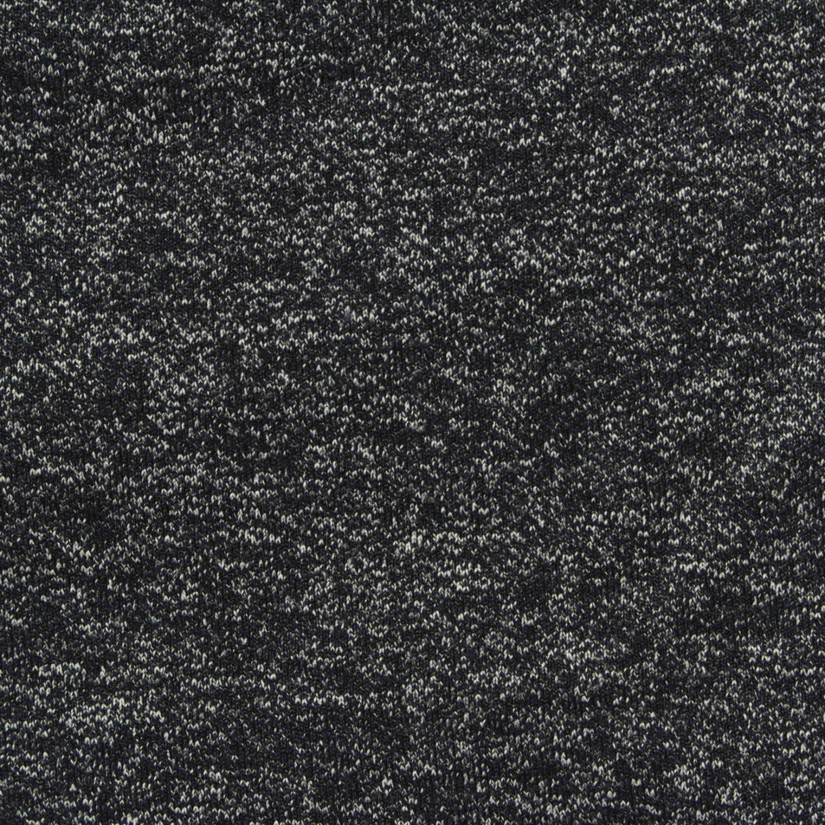 Black Marl Jersey Knit, Nylon-Cotton