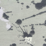 Dark Grey Splatters French Terry, Polyester