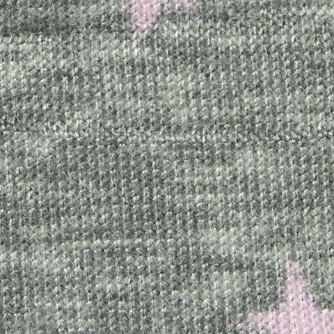Pink Stars Jersey Knit, Polyester
