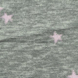 Pink Stars Jersey Knit, Polyester