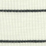 Dark Grey Horizontal-Stripe Rib Knit, Poly-Viscose — texture