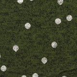Silver Dots Jersey Knit, Viscose-Poly