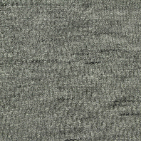 Grey Heathered-Marl Jersey Knit, Viscose-Poly