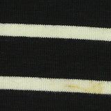 Black Horizontal-Stripe Jersey Knit, Viscose — texture