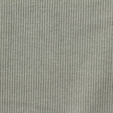 Cotton Polyester Stretch Rib Knit Fabric, 340 gsm — Grey