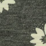 White Daisy Jersey Knit, Poly-Viscose — texture