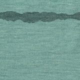 Dark Teal Abstract-Band Jersey Knit, Poly-Viscose
