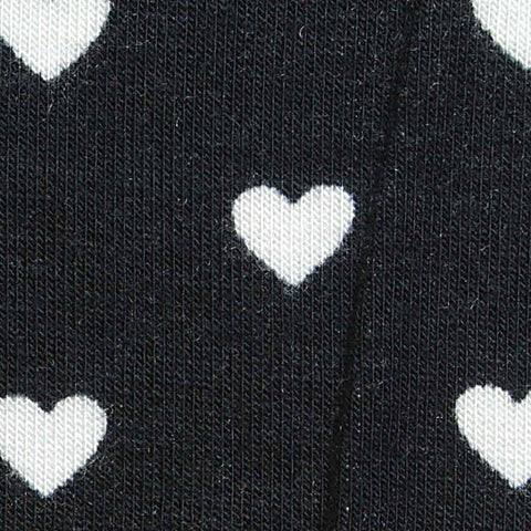 White Hearts Jersey Knit, Viscose